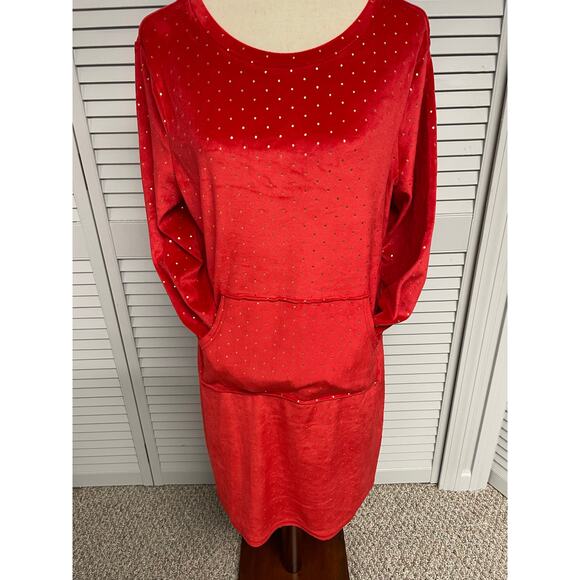 BEyourself Sleepwear soft nightgown with pouch pocket size large - Picture 2 of 6